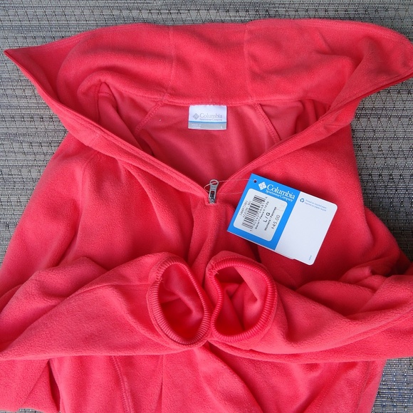 NWT. SIZE L. COLUMBIA Women’s 1/4-zip Soft Fleece Pullover. - Picture 5 of 8